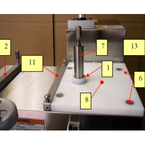 Pacesetter Mold Plate Guide Rails Front View